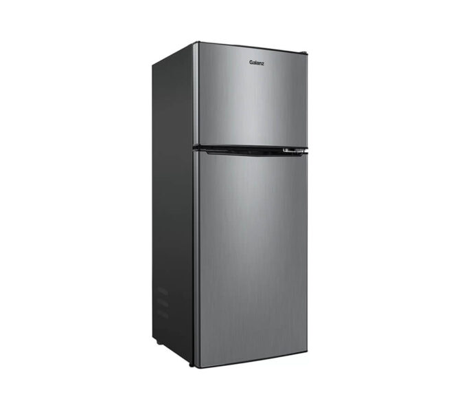 Galanz 4.6. Cu ft Two Door Mini Refrigerator