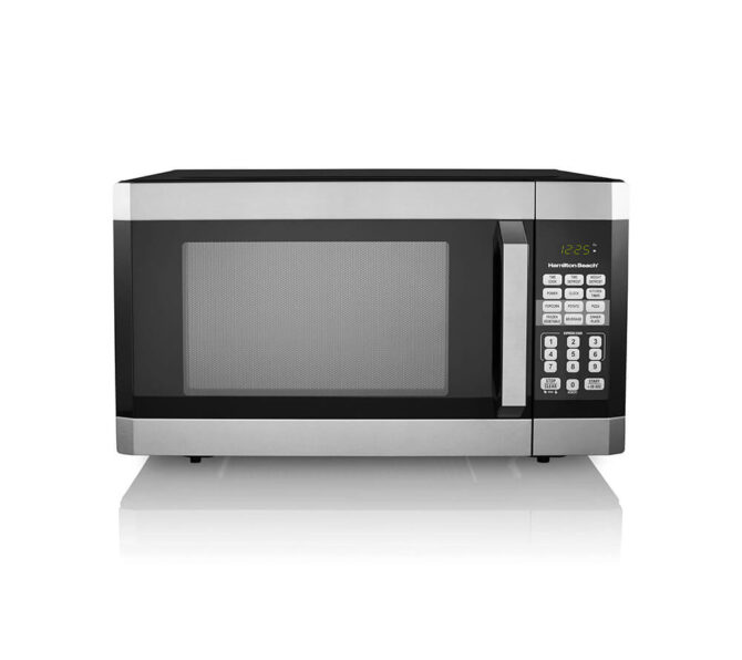 Digital Microwave Oven, Stainless Steel